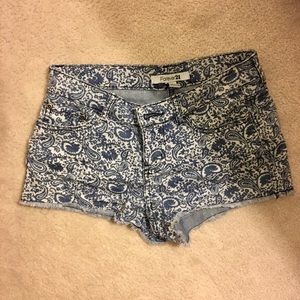 Size 24 Pattern Jean Shorts